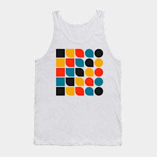 Bauhaus Inspired Pattern Tank Top